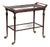 Vintage Italian Kitchen Trolley in Mahogany and Glass, 1960s For Sale