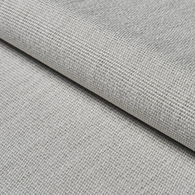 SAMPLE - Schumacher Cooper Indoor/Outdoor Fabric In Grey For Sale