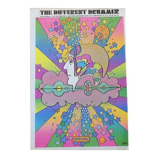 Vintage 20th C. Lithograph-Peter Max Poster-Signed-C.1970-Folio Size For Sale