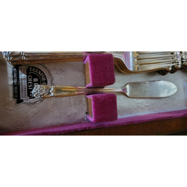 1847 Rogers Bros 77 Piece Silverplate Service for 12 “Eternally Yours