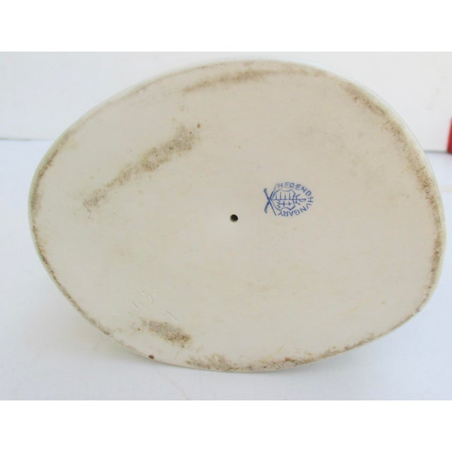 Black Herend Porcelain Dancers Vintage 60s For Sale - Image 8 of 9