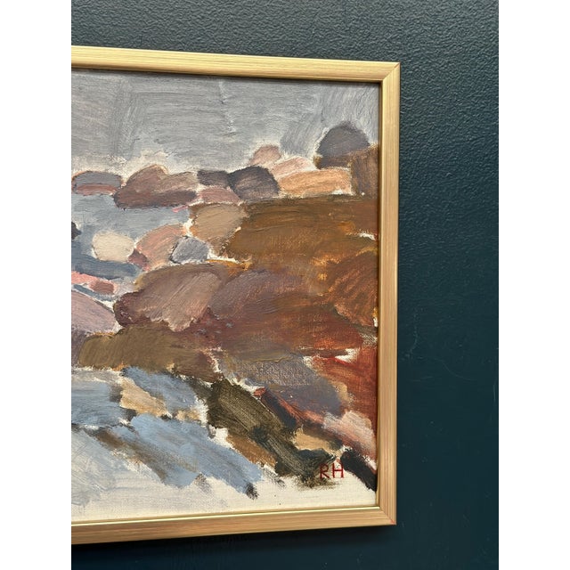 Roger Hägnert, Öland Motif, 1989, Oil Painting on Canvas, Framed For Sale - Image 4 of 17