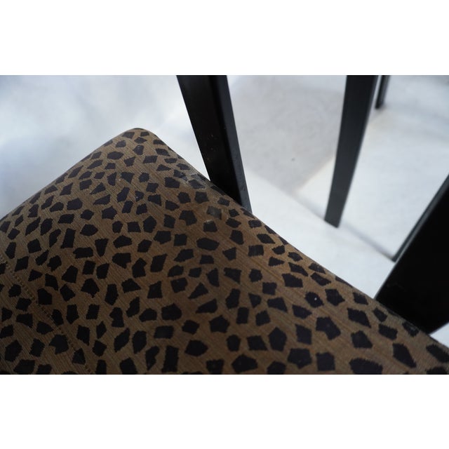 Mid 20th Century Set of Skinny Back Postmodern Dining Chairs in the Style of Maurizio Cattelan For Sale - Image 14 of 18