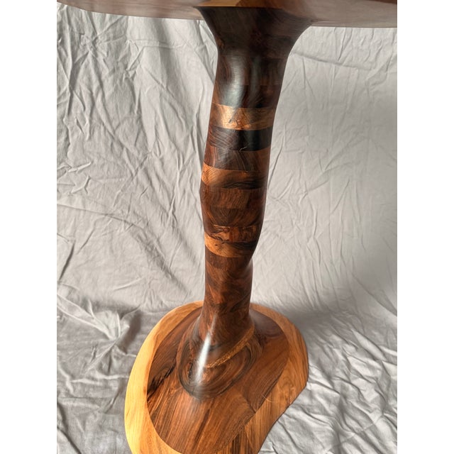 The Zebra Slot Hoodoo Side Table by Green Coyote For Sale - Image 13 of 14
