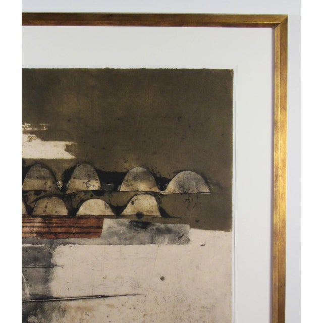 Johnny Friedlaender, "Montagne Ocre" Very large etching with aquatint, 1973 For Sale - Image 11 of 12