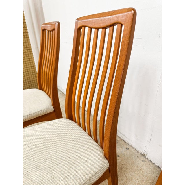 Wood 1970s Mid-Century Modern Benny Linden Teak Dining Chairs - Set of 4 For Sale - Image 7 of 10
