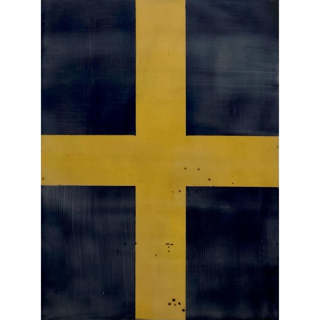 Encaustic Collage Installation by Gina Cochran - "A Long Walk to Nashville" - 9 Panels For Sale - Image 10 of 11