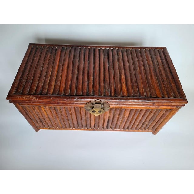 Mid-Century Bamboo Chest, 1960s For Sale - Image 9 of 13