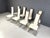 Metal Vintage Dining Chairs attributed to Belgochrom, 1970s, Set of 8 For Sale - Image 7 of 13
