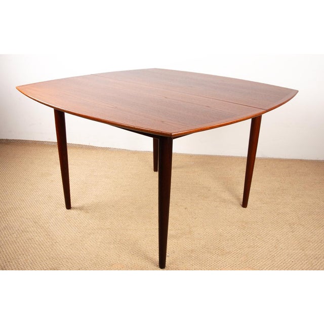 Large Danish Teak Extendable Dining Table by Henry Walter Klein for Bramin, 1960s For Sale - Image 13 of 18
