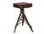 Adirondack style side table with square bark-covered branch top. Bent twigs and branches on the tripod style base. Natural...