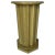 Neoclassical Fluted Column Bar Cabinet Pedestal Side End Table, Vintage Revival For Sale - Image 4 of 11