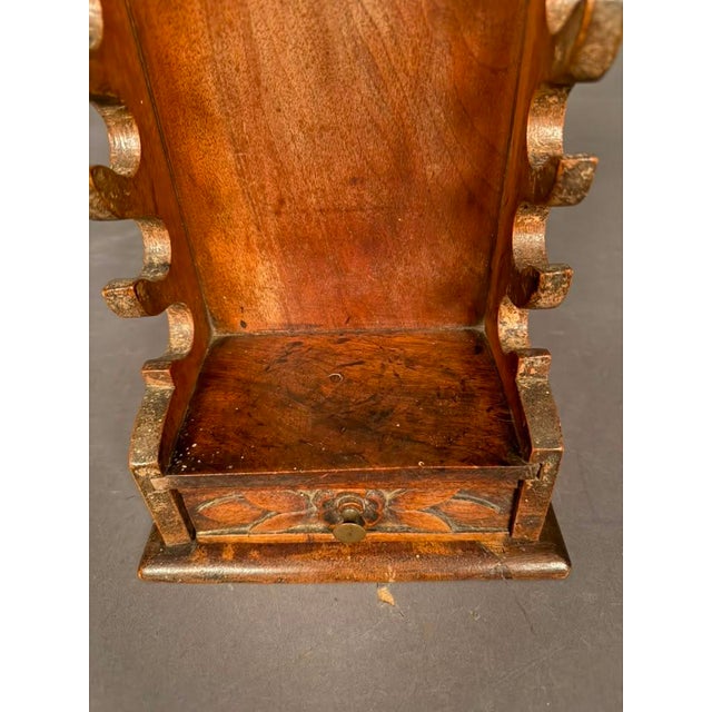 18th Century French Country Walnut Knife Holder With Drawer, Circa 1790 For Sale - Image 13 of 13