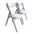 Mid-Century Modern Wood-Frame Folding Chairs - a Pair For Sale