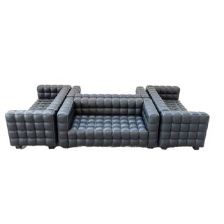 Kubus Sofas by Josef Hoffmann for Wittmann, 1980, Set of 4 For Sale