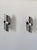 1970s Vintage Brushed Metal Wall Lights, France, 1970, Set of 2 For Sale - Image 5 of 8
