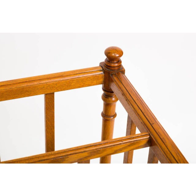 Wood Oversized English Canterbury For Sale - Image 7 of 11