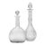 Mid 20th Century Cut Crystal Decanters- Set of 2 For Sale