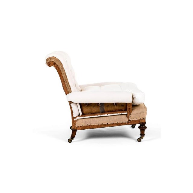 Wood Vintage Scottish Library Chair For Sale - Image 7 of 13