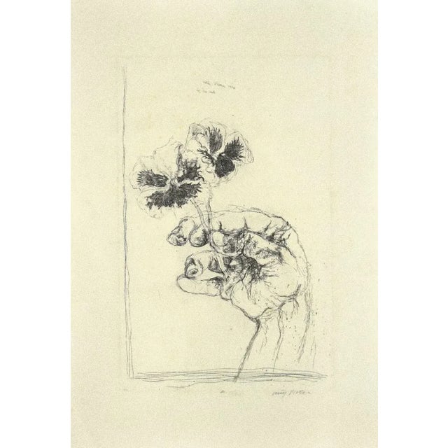 Le Due Viole is a wonderful etching realized by the italian artist Walter Piacesi in 1974. This etching represents the...