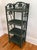 Vintage Green Wicker Shelf With Four Tiers For Sale - Image 10 of 10