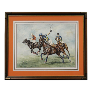 1970s The Hipwood Brothers Traditional Watercolor Painting