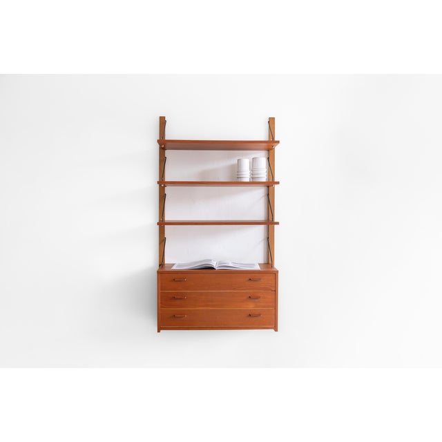 Wood Danish Modular Wall Unit, 1960s For Sale - Image 7 of 7