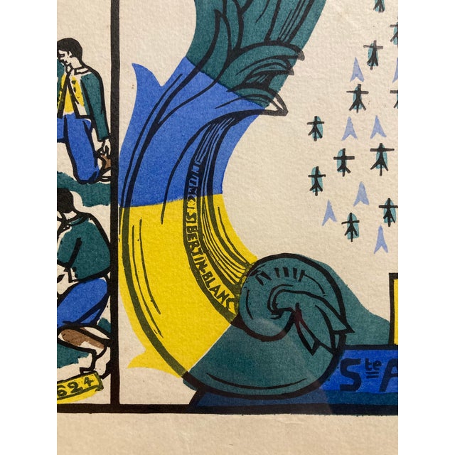 Marie-Claire Sibertin-Blanc, Sainte-Anne D'auray, 1920s, Paper, Framed For Sale - Image 17 of 18