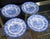 This set of four plates from the Spode Blue Room Collection features scenes from the Zoological series, each reproduced...