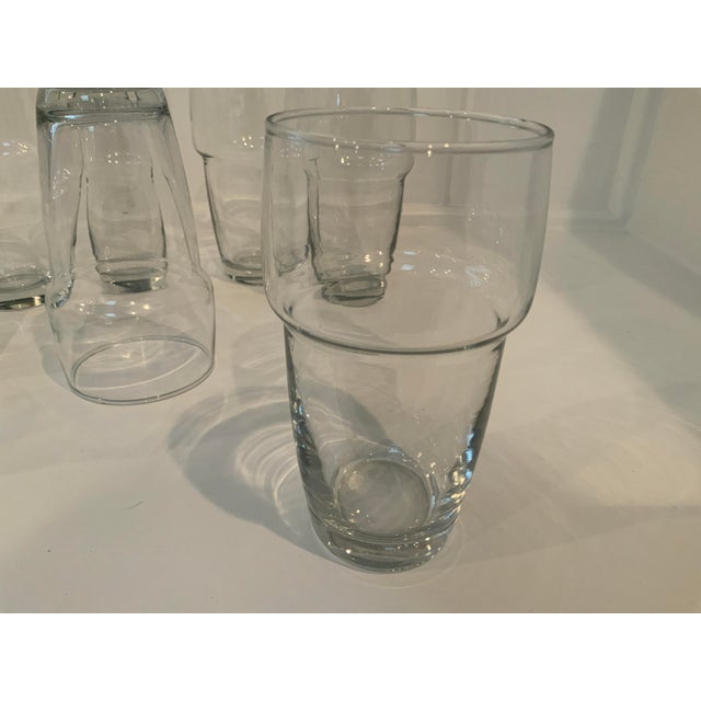 Vintage Glass Short Tumblers - Set of 8 For Sale In Chicago - Image 6 of 11