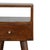 2020s Mini Chestnut Nightstand With Shelf For Sale - Image 5 of 8