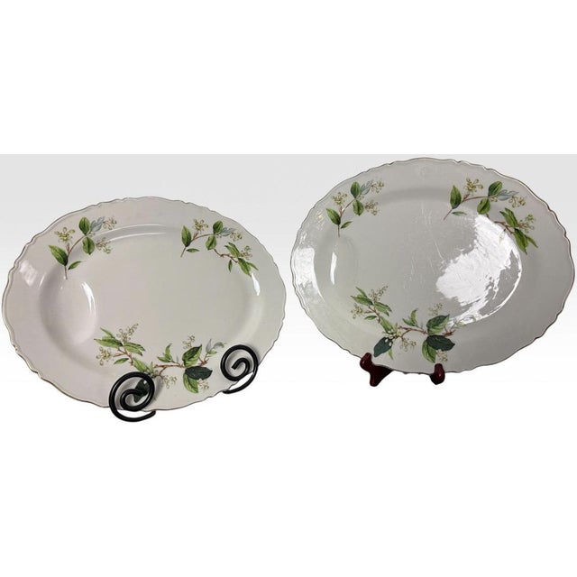 Chinoiserie Vintage Theodore Haviland New York Orange Blossom Fine China Dinnerware 88 Piece Set For Sale - Image 3 of 18
