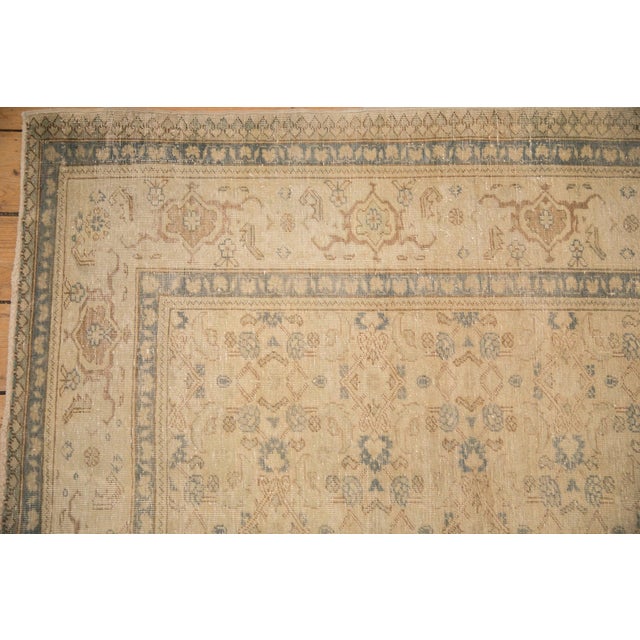 Ivory Vintage Distressed Kayseri Carpet - 8'6" x 13'4" For Sale - Image 8 of 8
