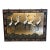 Mid-Century Art Deco Chinese Coromandel Lacquer 4-Panel Wall Screen With Cranes. For Sale