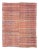 Striped Vintage Turkish Rag Rug For Sale