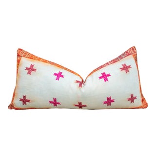 Antique Tamira Sindh Silk Pillow For Sale