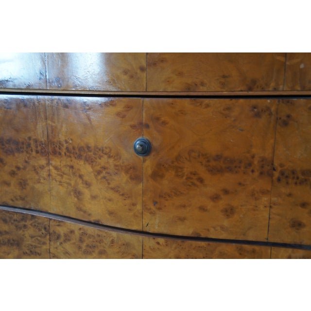 1920s Monumental Italian Baroque Venetian Walnut Burl Glass Top Sideboard Buffet 102" For Sale - Image 15 of 17