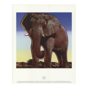 Andy Warhol Endangered Species: African Elephant, 1992
