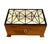 A beautifully crafted vintage Indian work or storage box dating to approximately the 1970s. The substantial rectangular...