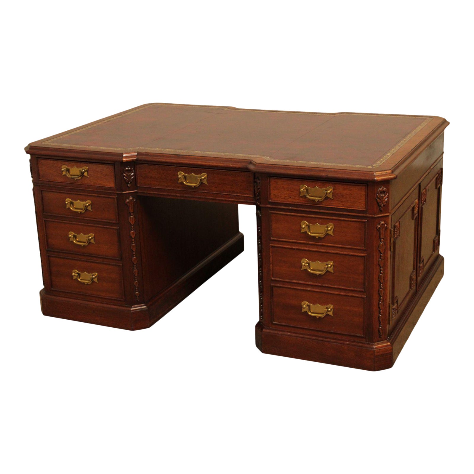Furniture Co. Mahogany Minature Executive Desk, Coffee Table