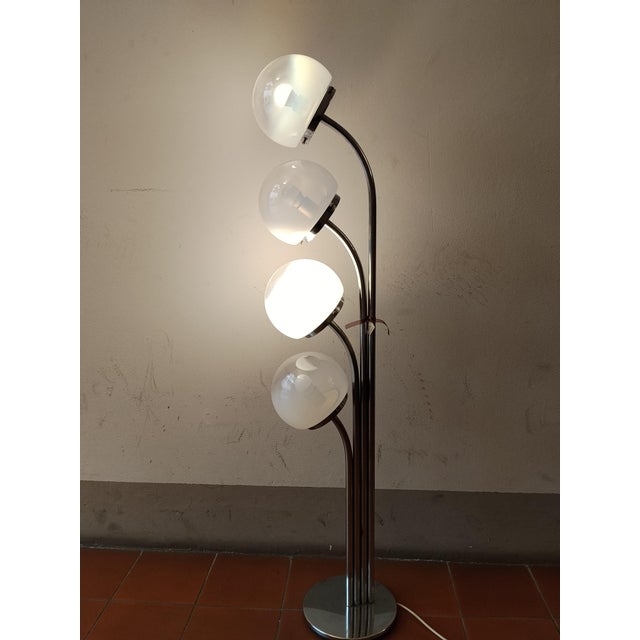Murano Glass Floor Lamp attributed to Goffredo Reggiani, 1960s For Sale - Image 13 of 18
