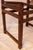 Brutalist Early Oak Dining Table with Diamond-Carved Chairs by Giuseppe Rivadossi, 1979, Set of 5 For Sale - Image 3 of 9