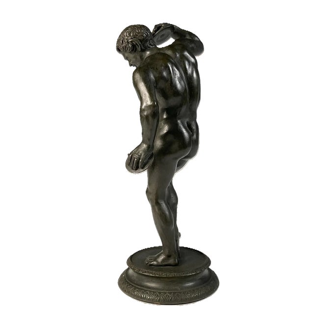 Mid 19th Century Mid 19th Century Dancing Faun Bronze For Sale - Image 5 of 5