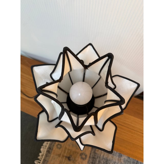 Arts & Crafts Om Gallery Baby Blooming Lotus Table Lamp For Sale - Image 3 of 12
