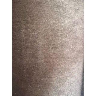 Luxury Mohair Fabric in Color Mushroom. For Sale