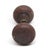 Pair of Bronze Concentric Entry Door Knobs For Sale - Image 4 of 4