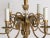 Brass Plume Chandelier For Sale In New York - Image 6 of 8