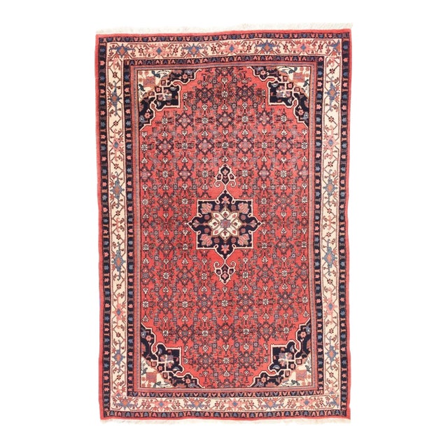 Vintage Bidjar Rug 4'11'' x 8'3'' For Sale