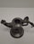 Lot of 2 - 19th C Pewter Whale Oil Fat Lamps W/ Figurine, Wick Pick, European For Sale - Image 16 of 18