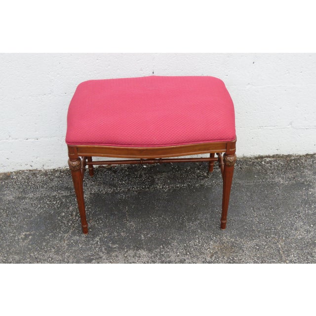 Early 1900s Vanity Stool Bench Ottoman For Sale In Miami - Image 6 of 7